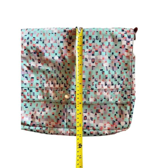 Fossil Keyper Messenger Crossbody Bag Set Multicolor Geometric - Picture 15 of 16